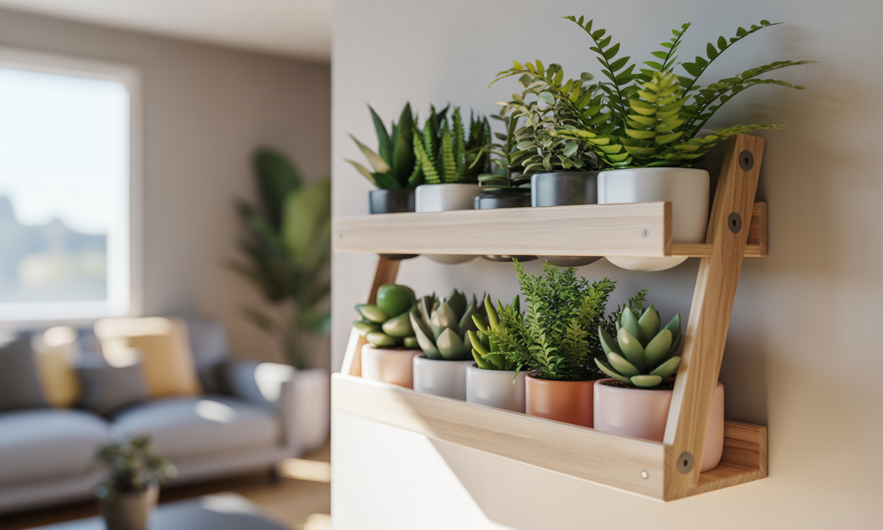 Créer un support mural pour plantes en DIY 1 apprenez à créer un support mural pour plantes en diy avec des instructions faciles à suivre pour embellir votre intérieur tout en mettant en valeur vos plantes.