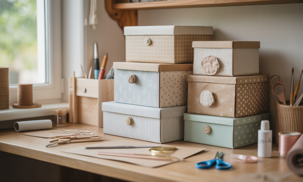 découvrez comment fabriquer vos propres boîtes décoratives facilement grâce à notre guide diy rangement. personnalisez votre intérieur avec des solutions pratiques et esthétiques.